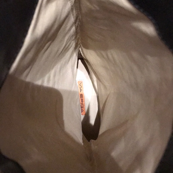 Grommets Studs SlipOn Riding Knee Rock Moto Chunky Biker Leather rave block flat - Picture 8 of 8